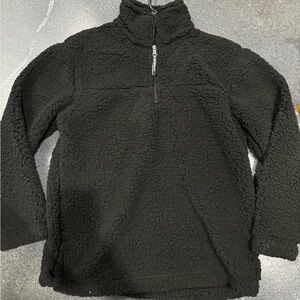 Boxercraft Black Sherpa Quarter Zip Pullover